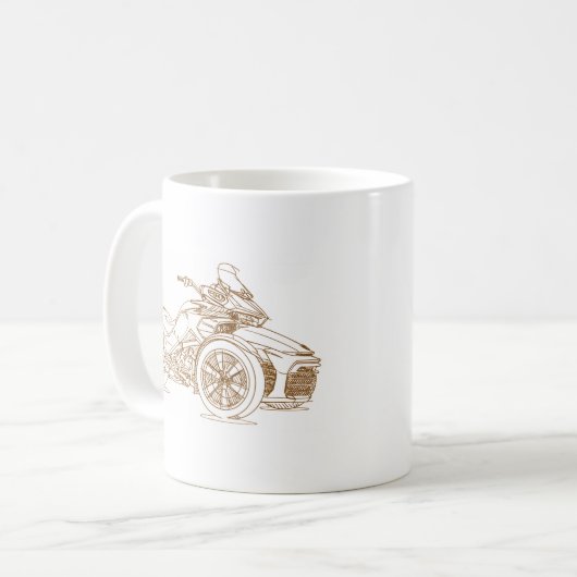 Mug CanAm Spyder F3T 2016 (Devant gauche)