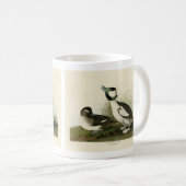 Mug Canard à tête de buffle des oiseaux d'Amérique d'A (Devant droit)