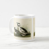 Mug Canard à tête de buffle des oiseaux d'Amérique d'A (Devant gauche)