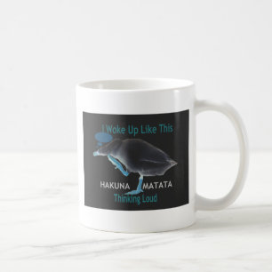 Mug Canard avec texte Je me suis réveillé comme ça et
