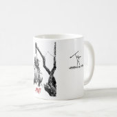 Mug Canard chassant la limite de Mallard (Devant droit)