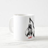 Mug Canard chassant la limite de Mallard (Devant gauche)