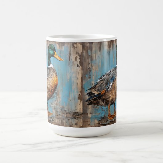 Mug Canard, colvert, charme rustique, cadeau pour lui (Centre)