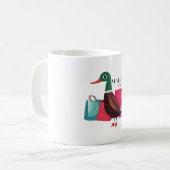 Mug Canard colvert jeu de mots oiseau drôle (Devant gauche)