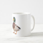 Mug canard colvert Mème de fumeur vintage ,Cigarette , (Devant droit)