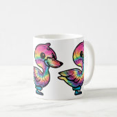 Mug Canard colvert Tie Dye (Devant droit)