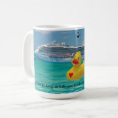Mug Canard de croisière customisé pour adultes (Devant gauche)