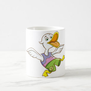 Mug Canard de dessin animé drôle dansant Amoureux des