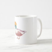 Mug Canard de la rivière Northern avec casquette dur (Devant droit)