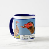 Mug Canard de Muscovy (Devant gauche)