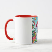 Mug Canard de Noël coloré mignon (Gauche)