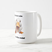 Mug Canard drôle (Devant droit)
