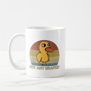 Mug Canard drôle a-t-il des raisins Graphique Humour d