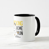 Mug Canard drôle Baseball Canard (Devant droit)