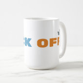 Mug Canard drôle, dégage (Devant droit)