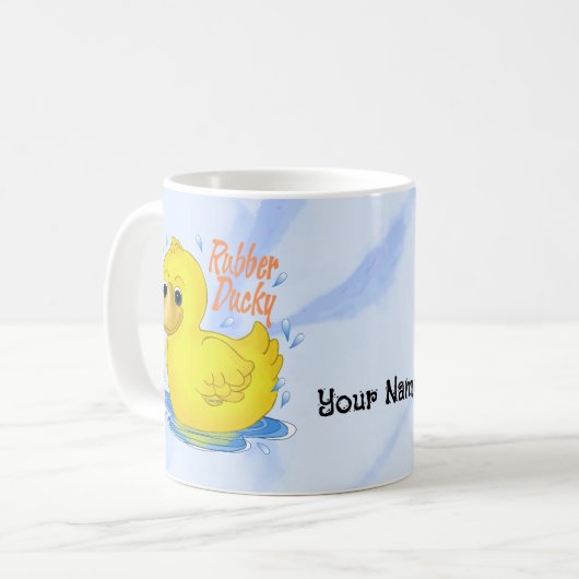 Mug Canard en caoutchouc (Devant gauche)