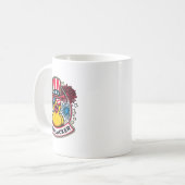 Mug Canard en caoutchouc Firequacker 4 juillet drapeau (Devant gauche)