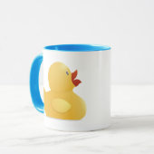 Mug Canard en caoutchouc jaune (Devant gauche)