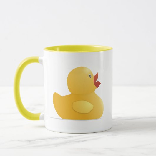 Mug Canard en caoutchouc jaune (Gauche)