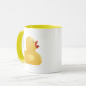 Mug Canard en caoutchouc jaune (Devant gauche)