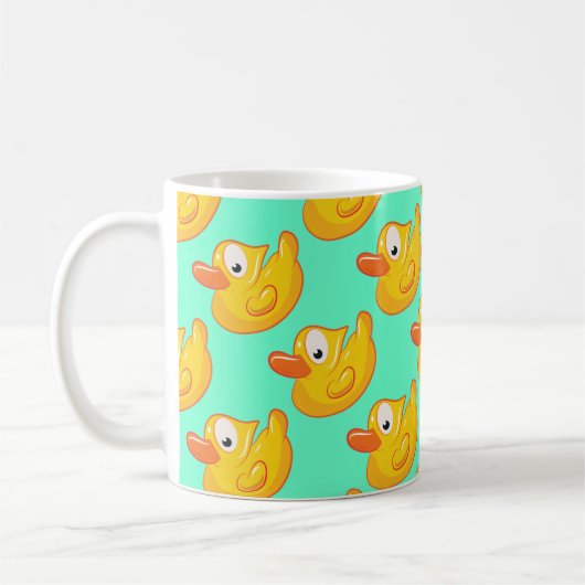 Mug Canard en caoutchouc jaune (Gauche)