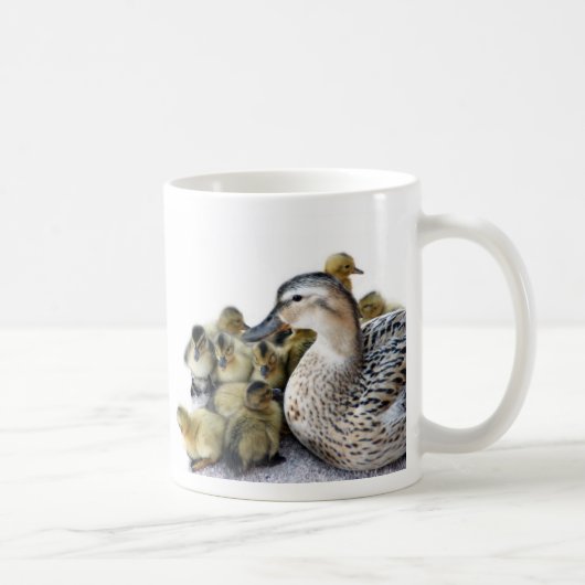 Mug Canard et canetons sauvages de mère (Droite)