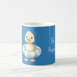 Mug Canard jaune heureux bleu
