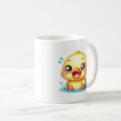 Mug Canard jaune mou (Devant droit)
