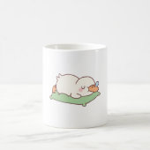Mug Canard mignon dormant sur un oreiller (Centre)