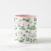 Mug Canard Nénuphar Pads 11 oz. Musique en céramique r (Centre)