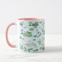 Canard Nénuphar Pads 11 oz. Musique en céramique r