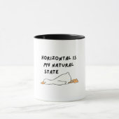 Mug Canard Paresseux Drôle (Centre)