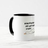 Mug Canard Paresseux Drôle (Devant gauche)