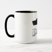 Mug Canard Silhouette main (Gauche)