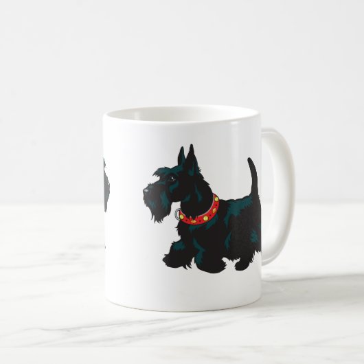 Mug canard-terrier écossais (Devant droit)