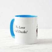 Mug Canards : Appels pastel (Devant gauche)