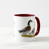 Mug Canards : Appleyard argenté (Devant droit)