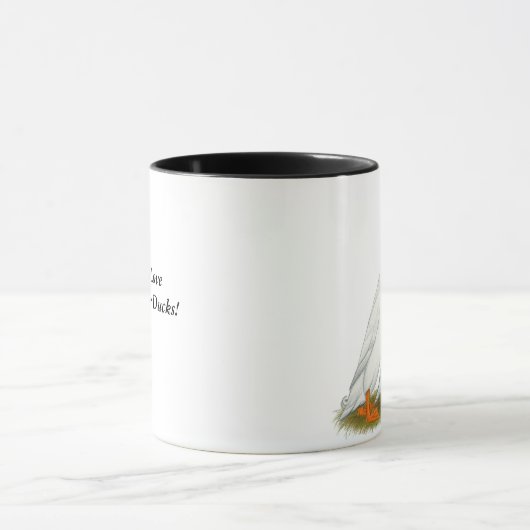 Mug Canards blancs de coureur (Centre)