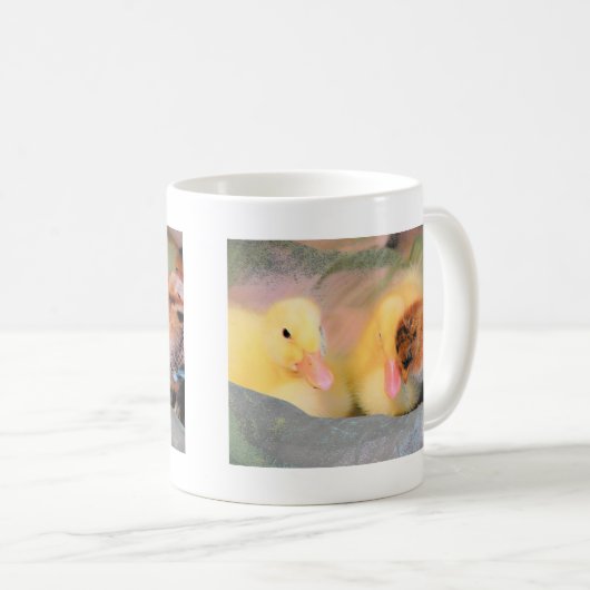 Mug Canards caricaturaux et poussins (Devant droit)