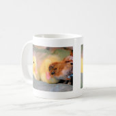 Mug Canards caricaturaux et poussins (Devant gauche)