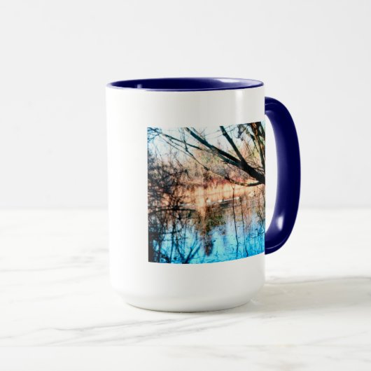 Mug Canards colverts dans la brume (Devant droit)