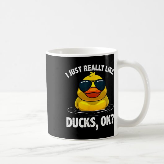 Mug Canards cool Pour Hommes Femmes Amateurs De Canard (Droite)