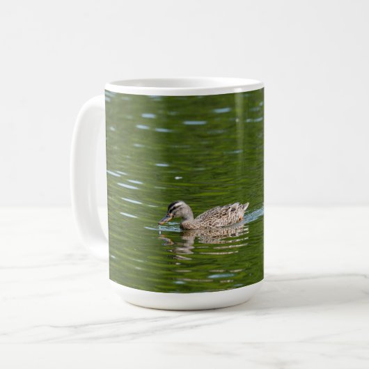 Mug Canards dans un lac vert (2) (Devant gauche)