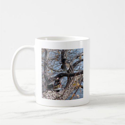 Mug Canards en bois dans un arbre (Gauche)