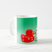 Mug Canards en caoutchouc de baiser (Devant gauche)