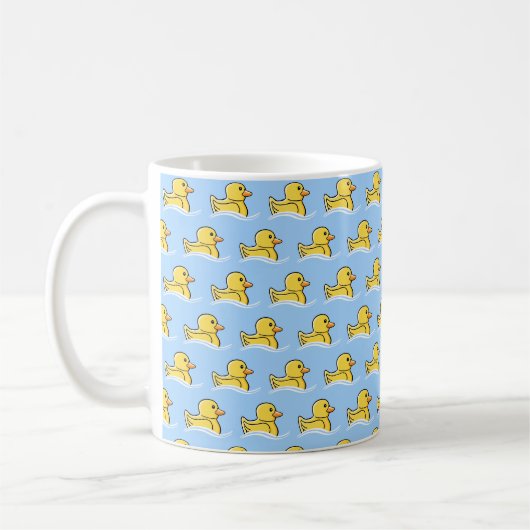 Mug Canards en caoutchouc heureux (Gauche)