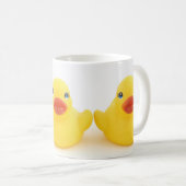 Mug Canards en caoutchouc jaunes (Devant droit)