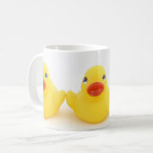 Mug Canards en caoutchouc jaunes (Devant gauche)