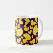 Mug Canards en caoutchouc pourpres mignons (Devant droit)