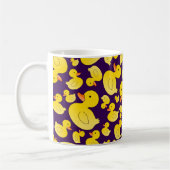 Mug Canards en caoutchouc pourpres mignons (Gauche)
